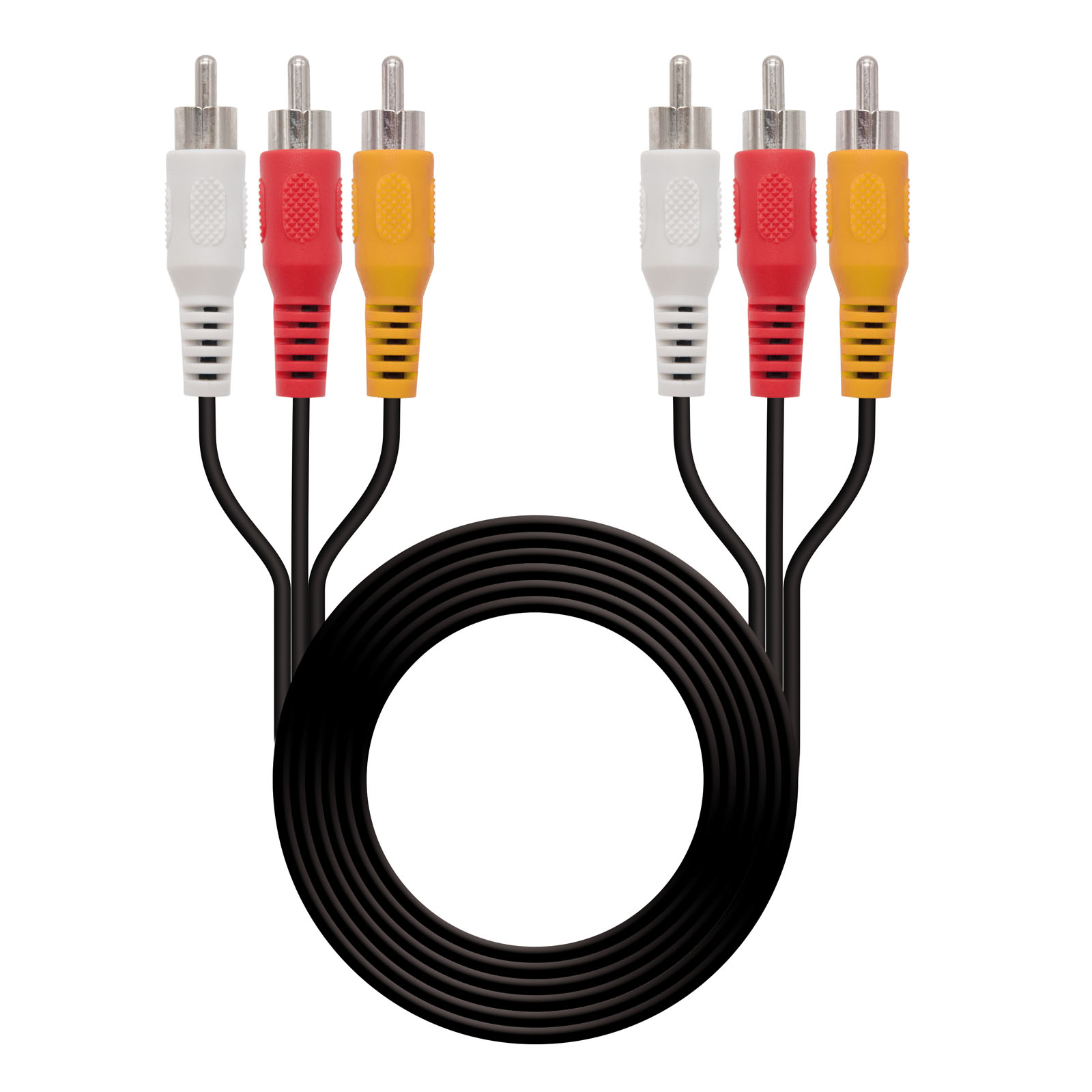 Nanocable Cable Audio Video 3x RCA Macho a 3x RCA Macho 10m - Color Negro