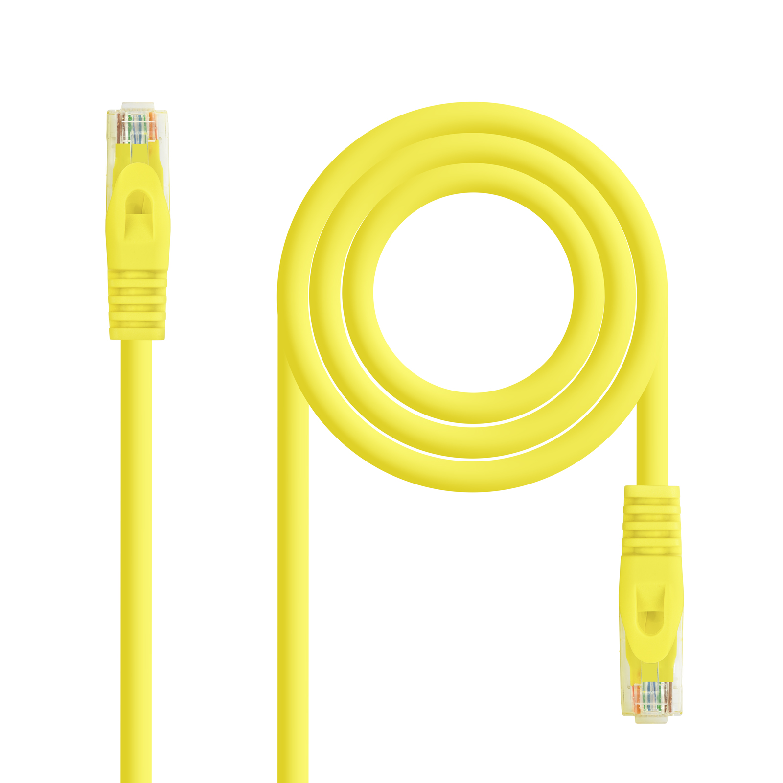 Nanocable Cable de Red Latiguillo RJ45 LSZH Cat.6a UTP AWG24 3m - Color Amarillo