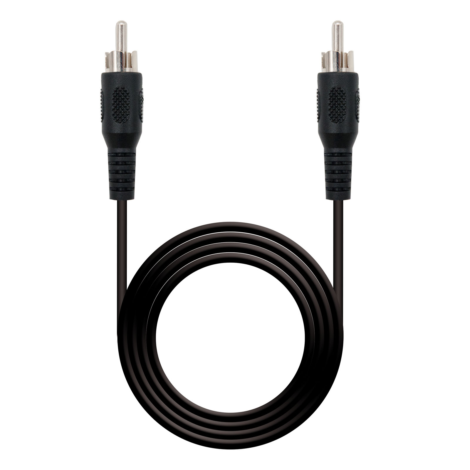 Nanocable Cable Audio RCA Macho a RCA Macho 5m - Color Negro