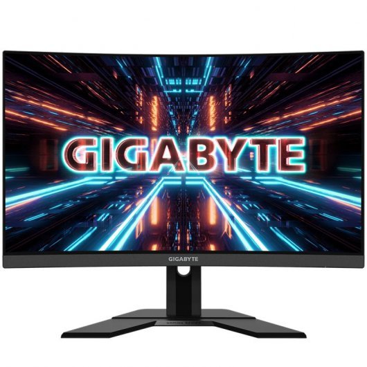 Gigabyte Monitor Gaming Curvo LED 27\" QHD 165Hz - FreeSync Premium - Respuesta 1ms - Altavoces 4W - Angulo de Vision 178º - USB, HDMI, DP - VESA 100x100mm