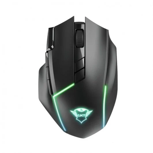 Trust Gaming GXT 131 Ranoo Raton Inalambrico USB 4800dpi - 9 Botones - Iluminacion RGB - Uso Diestro