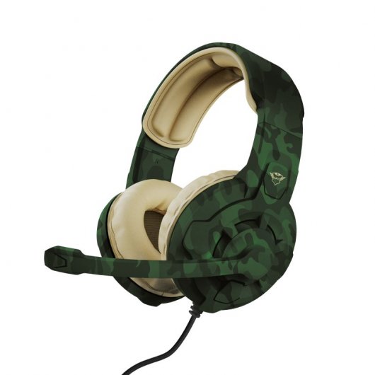 Trust Gaming GXT 411C Radius Auriculares con Microfono Plegable - Diadema Ajustable - Amplias Almohadillas - Altavoces de 40mm - Controles en Cable - Cable de 1m