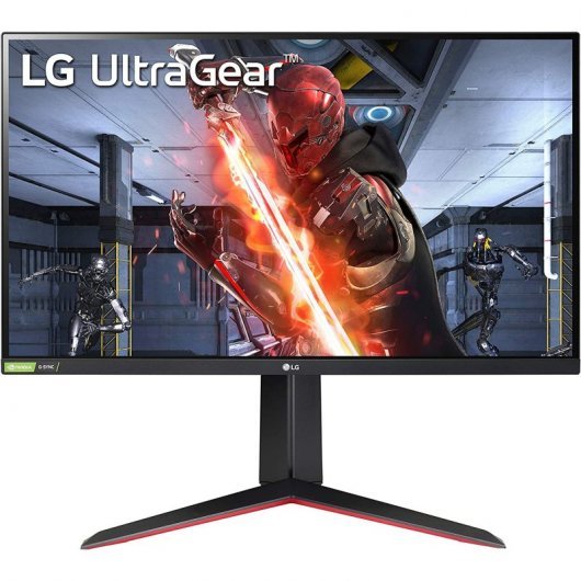 LG Ultragear Monitor Gaming LED 27\" IPS Full HD 1080p 144Hz G-Sync Compatible - Respuesta 1ms - Regulable en Altura - Angulo de Vision 178º - 16:9 - HDMI, DisplayPort - VESA 100x100mm