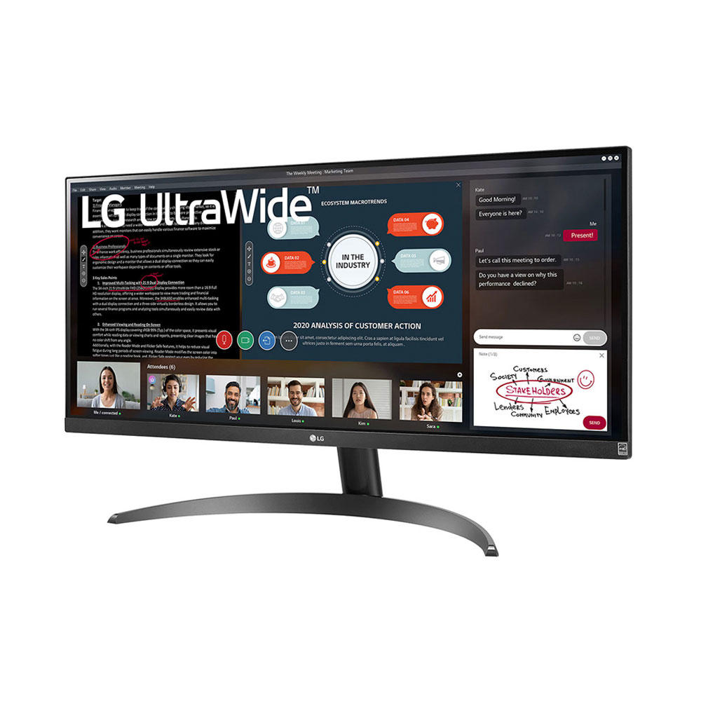 LG Monitor LED 29\" IPS UltraWide FullHD 1080p 75Hz FreeSync - Respuesta 5ms - Angulo de Vision 178º - 21:9 - HDMI- VESA 100x100mm