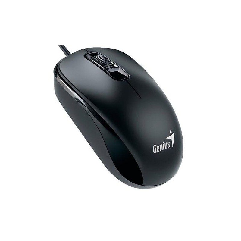 Genius Raton Optico USB DX110 1000dpi Negro 1.5m