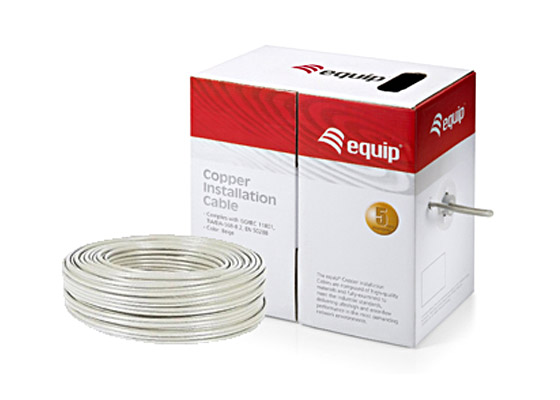 Equip Bobina de Cable de Red CAT6 U/UTP Rigido LSOH ECO Libre de Halogenos 305m