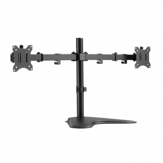 Equip Soporte de Mesa con Brazos Articulados para 2 Monitores 17\"-32\" - Gestion de Cables - Peso Max 8kg - VESA 100x100mm