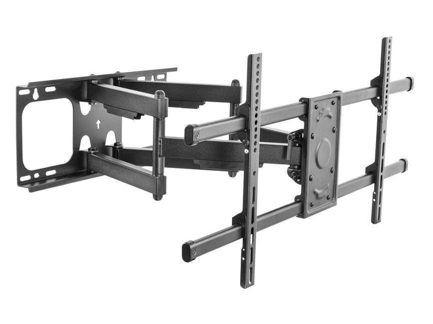 Equip Soporte de Pared con Doble Brazo para TV 37\"-90\" - Inclinable y Giratorio - Gestion de Cables - Peso Max 75kg - VESA 800X400mm