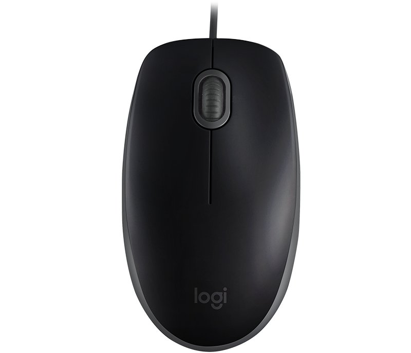 Logitech B110 Silent Raton USB 1000dpi - 3 Botones - Silencioso - Ambidiestro