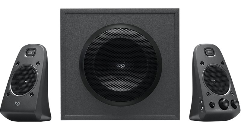 Logitech Z625 Altavoces 2.1 THX 140W - Subwoofer 260W - 2x Entradas Jack 3.5 mm - Entrada de Auriculares y RCA - Color Negro