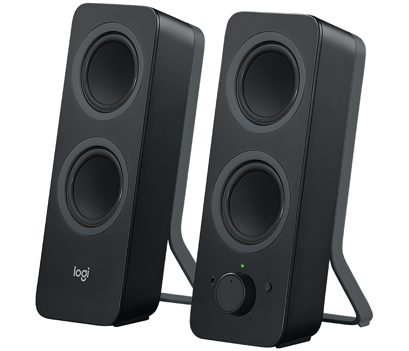 Logitech Z207 Altavoces 2.0 Bluetooth - 10W - Sonido Estereo - Entrada Jack 3.5 mm - Color Negro