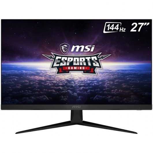 MSI Optix G271 Monitor Gaming LED 27\" FullHD 1080p 144Hz FreeSync - Respuesta 1ms - Angulo de Vision 178º - 16:9 - HDMI, DP - VESA 100x100mm