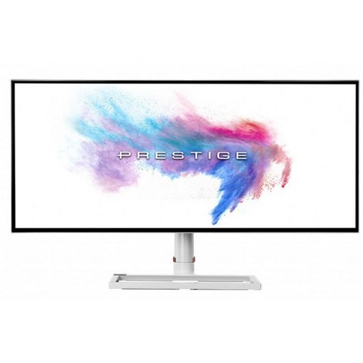 MSI Prestige PS341WU Monitor LED Nano IPS 34\" 5K2K WUHD 60Hz - Respuesta 8ms - Angulo de Vision 178º - 21:9 - USB-A,B,C, HDMI, DP - VESA 100x100mm