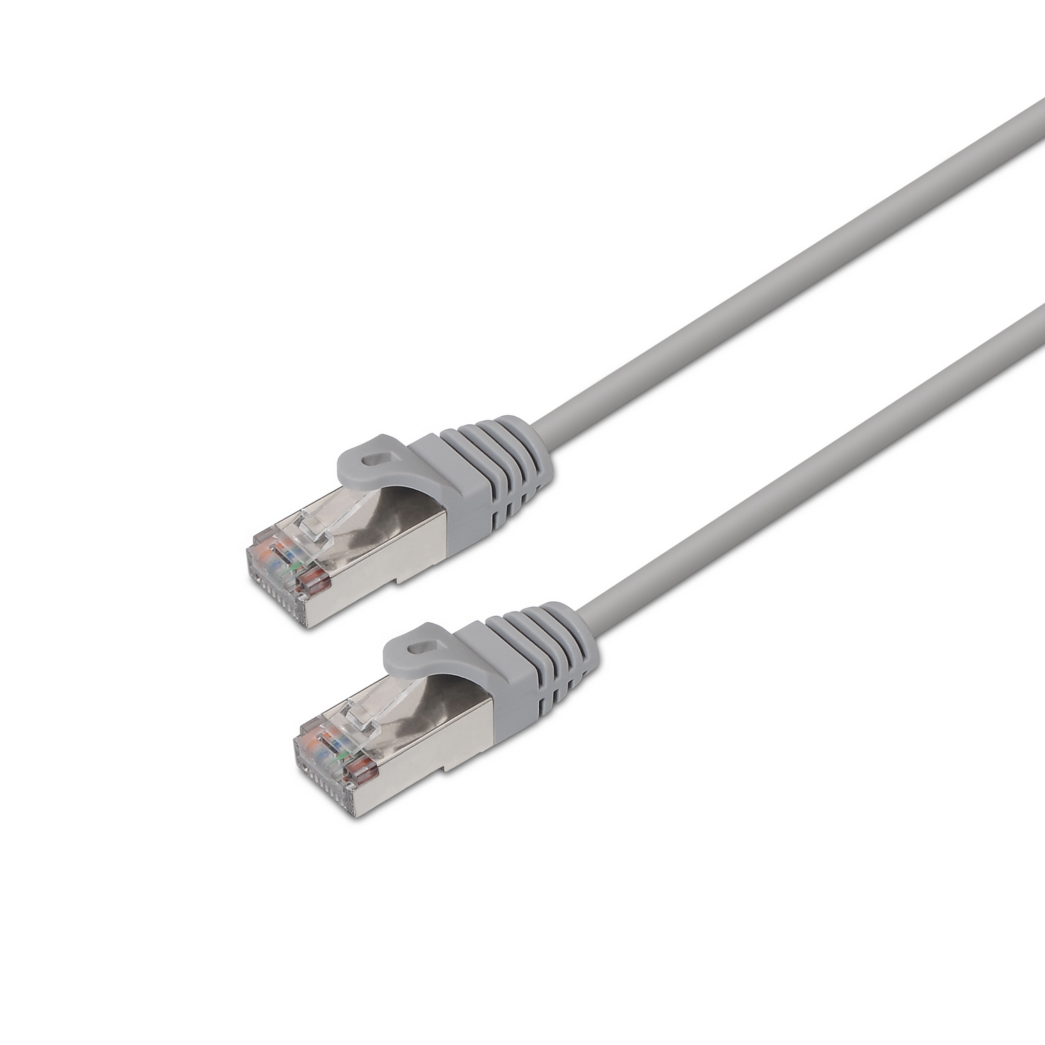 Aisens Cable de Red Latiguillo RJ45 Cat.6 FTP AWG24 - 15m - 10/100/1000 Mbit/s - Color Gris