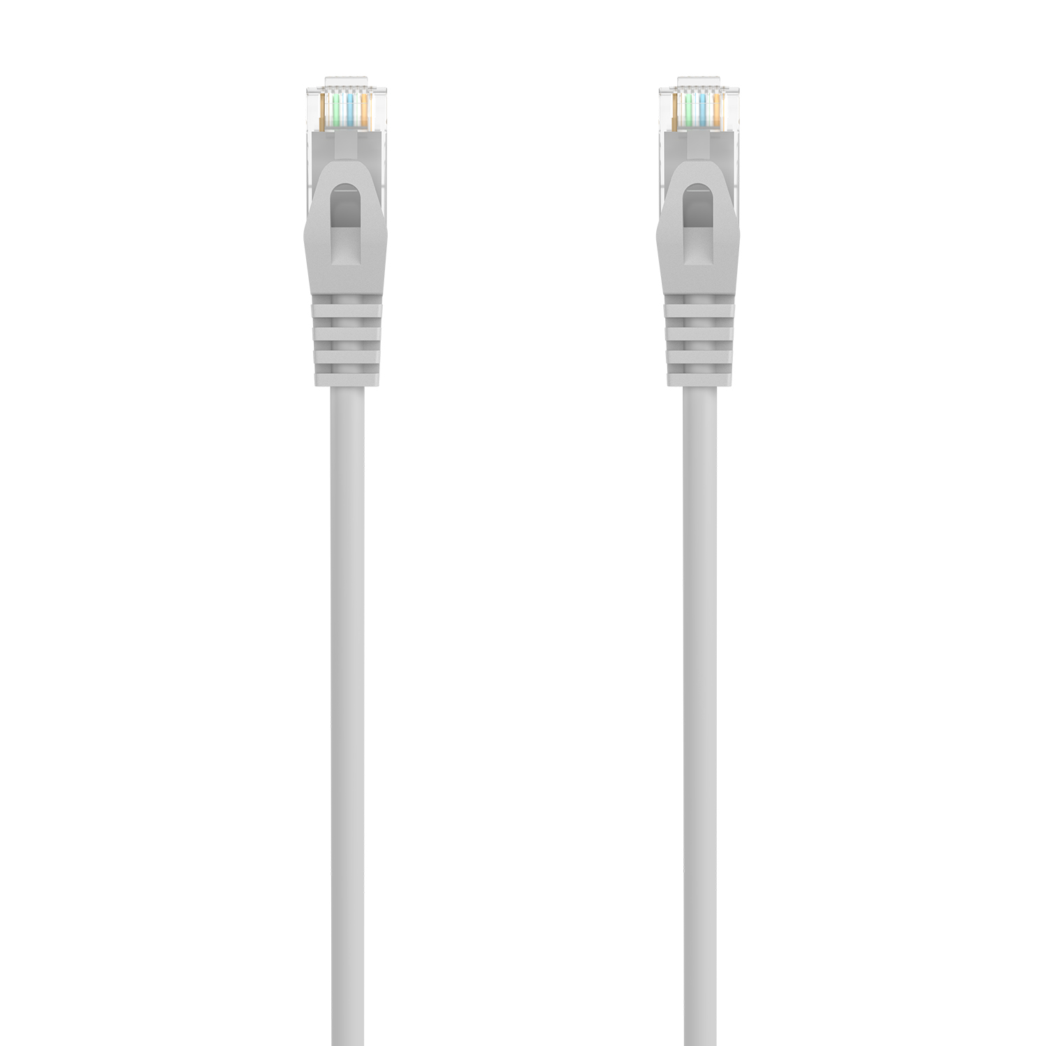 Aisens Cable de Red Latiguillo RJ45 LSZH CAT.6A 500 MHZ UTP AWG24 - 30CM - Color Gris