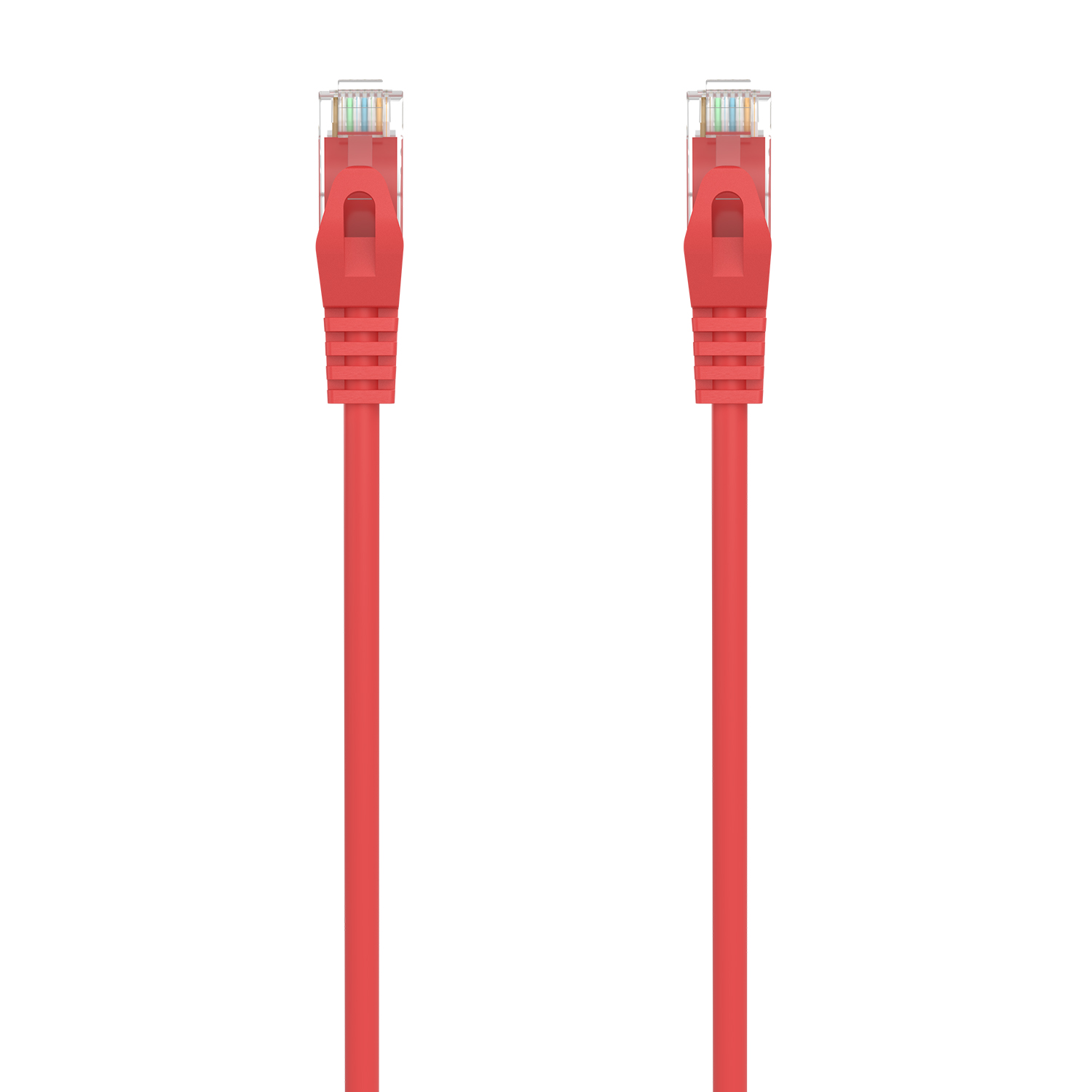 Aisens Cable de Red Latiguillo RJ45 LSZH CAT.6A 500 MHZ UTP AWG24 - 30CM - Color Rojo