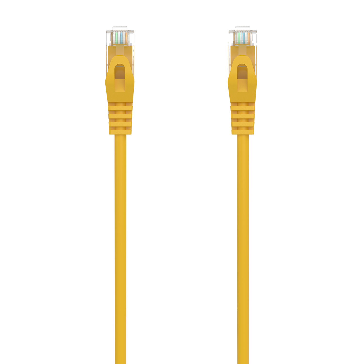 Aisens Cable de Red Latiguillo RJ45 LSZH CAT.6A 500 MHZ UTP AWG24 - 25CM - Color Amarillo