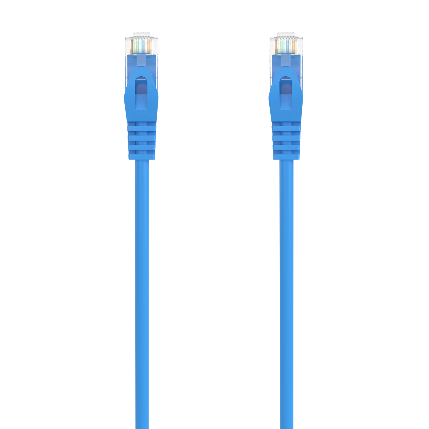 Aisens Cable de Red Latiguillo RJ45 LSZH CAT.6A 500 MHZ UTP AWG24 - 25CM - Color Azul