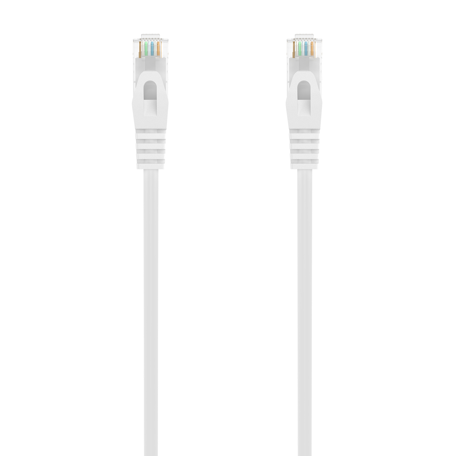 Aisens Cable de Red Latiguillo RJ45 LSZH CAT.6A 500 MHZ UTP AWG24 - 25CM - Color Blanco