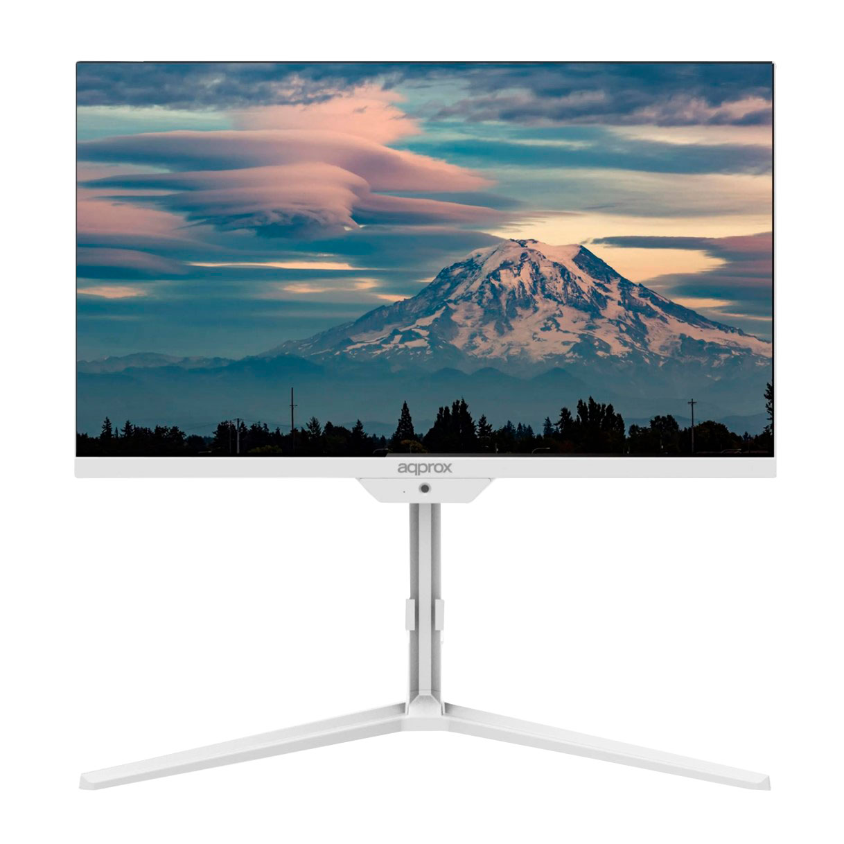 Approx Monitor 23.8\" LED FullHD 1080p 75Hz - Webcam y Altavoces Incorporados - Respuesta 4ms - Angulo de Vision 178º - 16:9 - VGA, HDMI - VESA 100x100mm