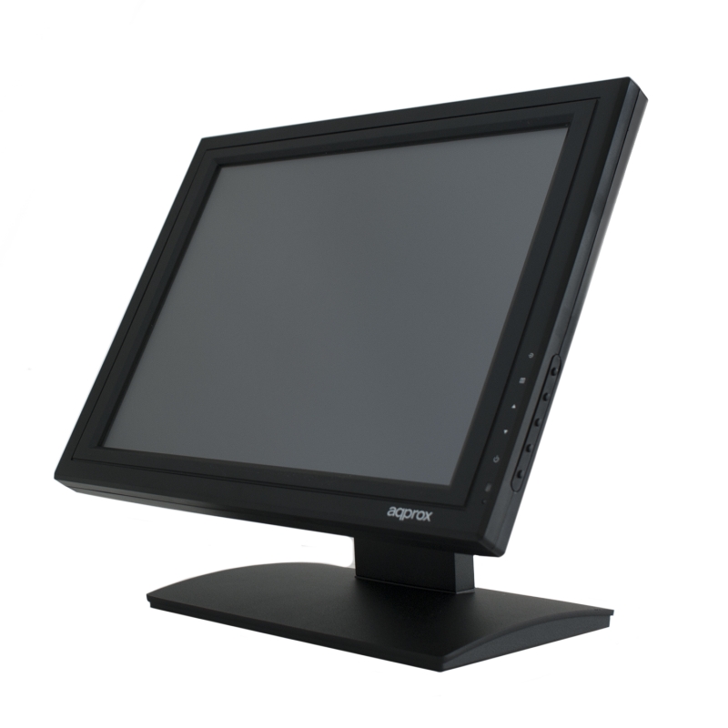 Approx Monitor Tactil LED 15\" para TPV 1024 x 768 - Respuesta 5ms - Angulo de Vision 160º - USB, VGA - VESA