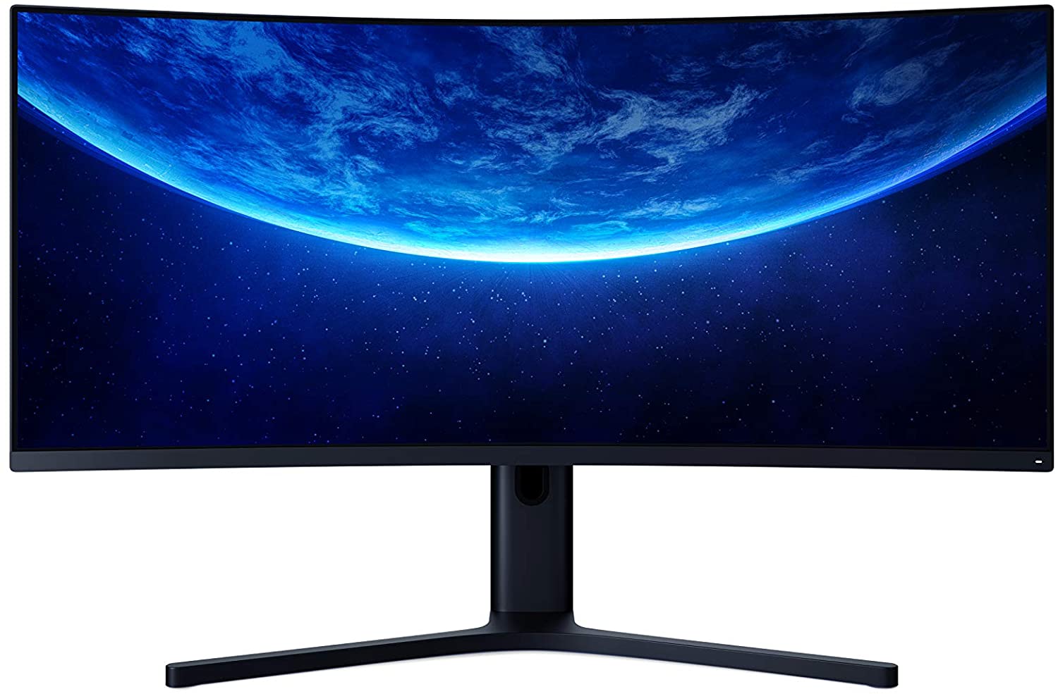 Xiaomi Monitor Gaming Ultrapanoramico LED 34\" Curvo 1500R WQHD 3440x1440 144Hz - FreeSync Premium - Respuesta 4ms - HDMI, DP 1.4 y 3.5mm - 21:9 - VESA 100x100mm