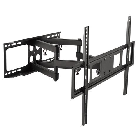 Cromad Soporte de Pared con Doble Brazo Articulado para TV de 32\"-70\" - Compatible con TV Curva - Giratorio, Inclinable y Extensible - Peso Max 40Kg - VESA 600x400mm