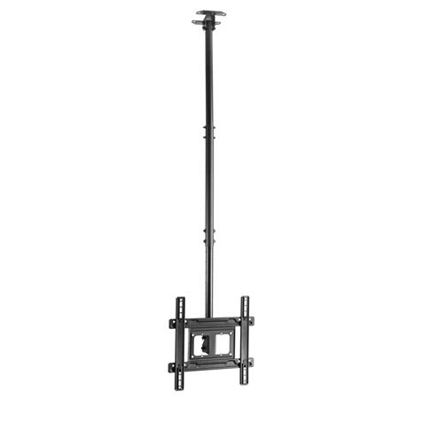 Cromad Soporte de Techo para TV de 32\"-70\" - Inclinable y Giratorio - Gestion de Cables - Peso Max 50kg - VESA 400x400mm