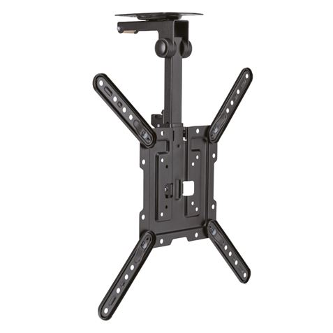 Cromad Soporte de Techo Basculante para TV de 23\"-55\" - Inclinable y Giratorio - Peso Max 20kg - VESA 400x400mm