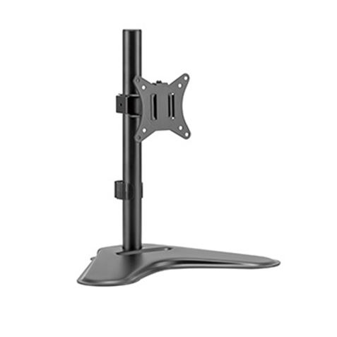 Cromad Soporte de Mesa con Base para Monitor de 17\"-32\" - Giratorio, Inclinable - Gestion de Cables - Peso Max 9kg - VESA 100x100mm