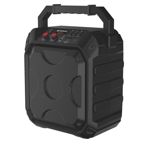 Coolsound Karaoke Party Boom Altavoz Bluetooth 15W - Pantalla LED - Autonomia hasta 4h - USB, MicroSD - Mando a Distancia - Asa de Transporte