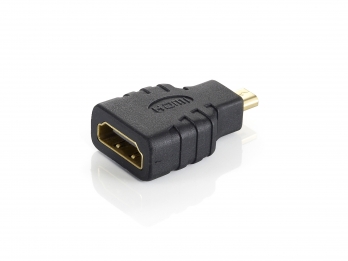 Equip Adaptador Micro HDMI Macho a HDMI Hembra - Conectores Dorados