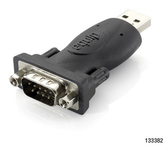 Equip Adaptador USB A 2.0 a Serie DB9 RS-232 - Compatible con WIN XP, 7, 8, 10 LINUX MAC OS