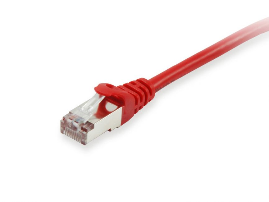 Equip Cable de Red F/UTP Cat.5e - Latiguillo 1m - Color Rojo