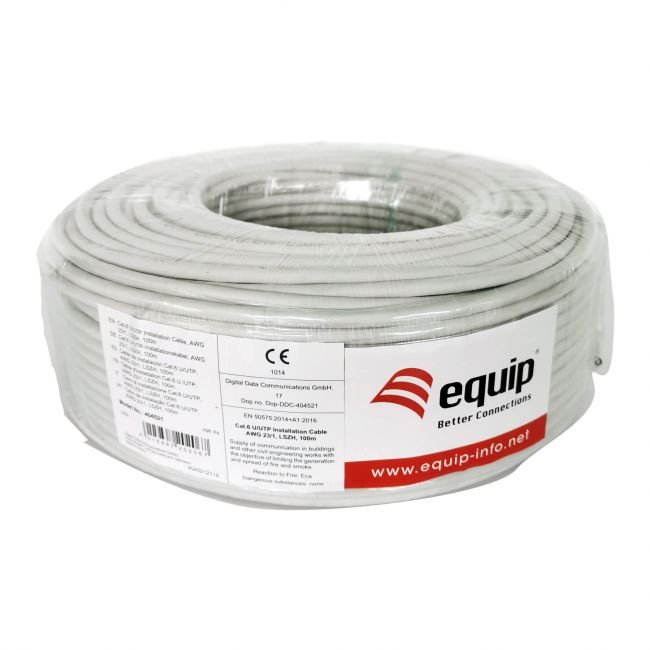 Equip Bobina de Cable de Red Cat.5e F/UTP LSZH / LSOH 100m