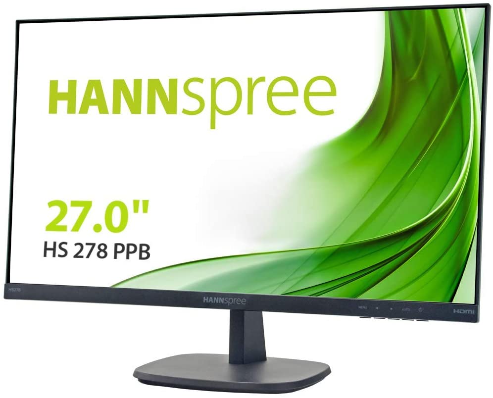 Hannspree Monitor LED 24\" 1080p FullHD - 16:19 - Angulo de Vision 178º - Respuesta 5ms - Altavoces 3W - HDMI, DP, VGA y 3.5mm - VESA 100x100 mm