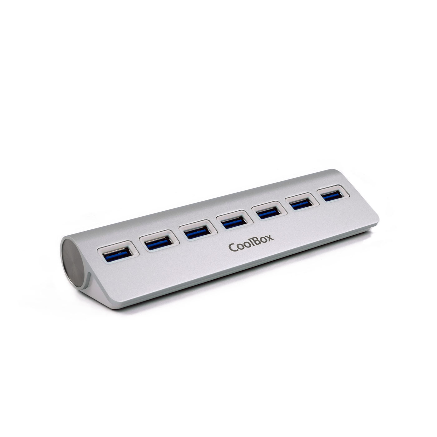 CoolBox Alu3 Hub USB 3.0 - 7 Puertos USB 3.0 - Velocidad hasta 5Gbps - Fabricado en Aluminio