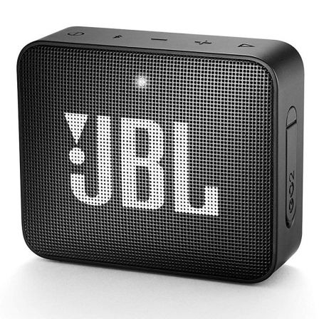 JBL GO 2 Altavoz Bluetooth 4.1 3W - Resistencia al Agua IPX7 - Autonomia hasta 5h - Manos Libres - Color Negro