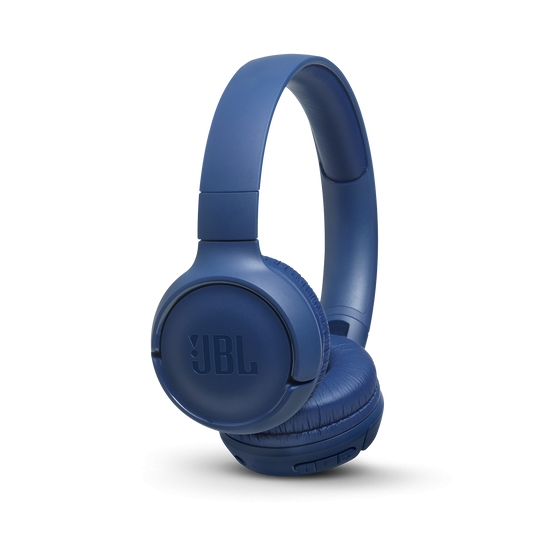 JBL Tune 500BT Auriculares Bluetooth con Microfono - Diadema Ajustable - Autonomia hasta 16h - Plegables - Asistente de Voz - Manos Libres - Color Azul