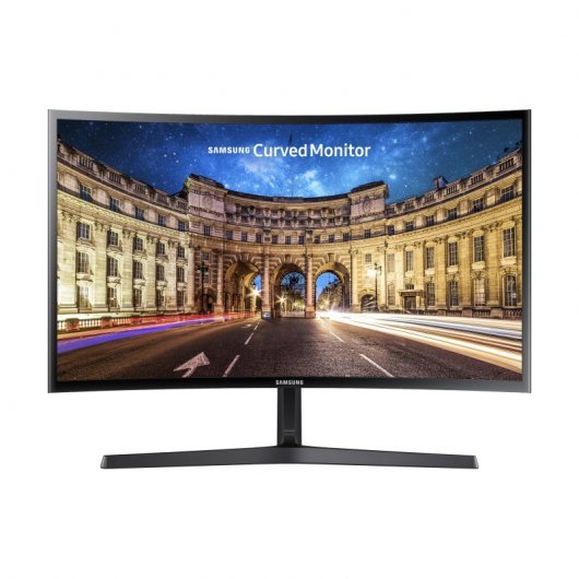 Samsung Monitor LED 27\" Curvo 1800R FullHD 1080p - FreeSync - Respuesta 4ms - 16:9 - HDMI, VGA - VESA 75x75mm