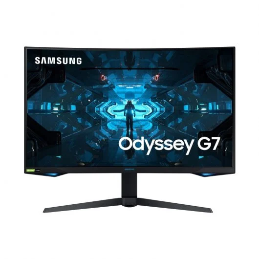 Samsung Odyssey G7 Monitor Curvo 32\" QLED QHD 240Hz - Respuesta 1ms - 16:9 - Angulo de Vision 178º - USB-A, HDMI, DisplayPort - VESA 100x100mm