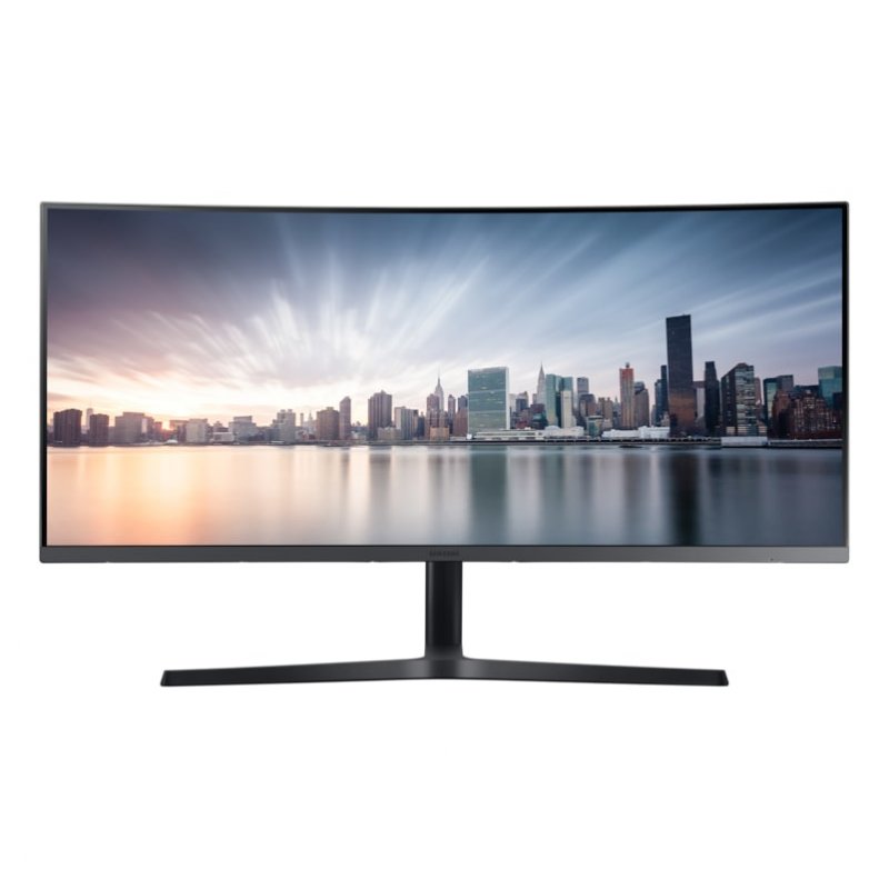 Samsung Monitor Curvo LED 34\" UltraWide QHD FreeSync - Giratorio - Respuesta 4ms - 21:9 - USB-A, USB-C, HDMI, DP - VESA 100x100 - Color Negro