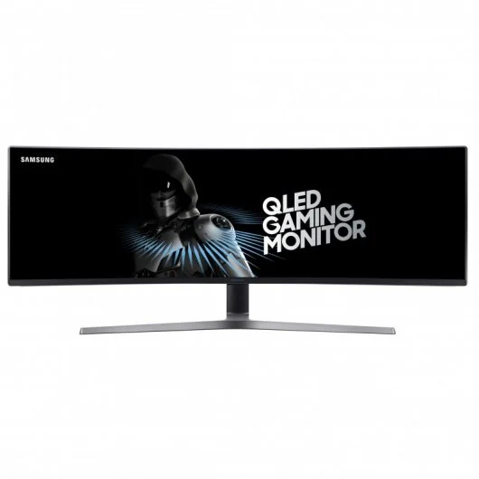 Samsung Monitor Curvo 49\" QLED Ultrawide FullHD 144Hz FreeSync 2 - Ajustable en Altura, Giratorio e Inclinable - Respuesta 1ms - 32:9 - USB-A, HDMI, DP - VESA 100x100mm