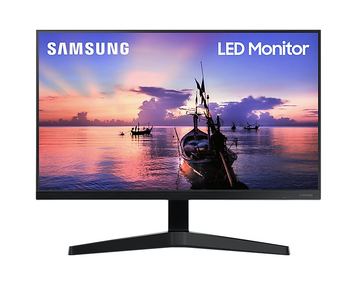 Samsung Monitor LED 24\" IPS Full HD 1080p - Respuesta 5ms - 16:9 - HDMI, VGA - VESA 100x100 - Color Negro