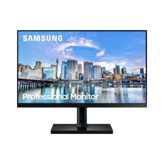 Samsung Monitor LED 24\" IPS Full HD 1080p - FreeSync - Respuesta 5ms - 16:9 - USB, HDMI, DP - VESA 100x100 - Color Negro