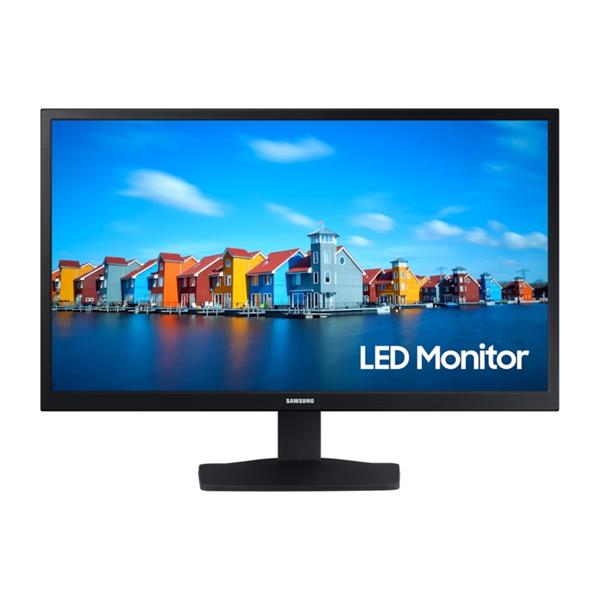 Samsung Monitor LED 21.5\" FullHD 1080p - Respuesta 6.5ms - 16:9 - HDMI, VGA - VESA 75x75 - Color Negro