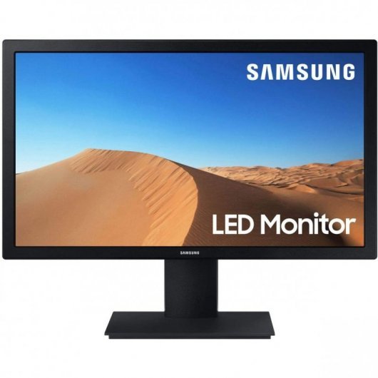 Samsung Monitor LED 24\" FullHD 1080p - Respuesta 9ms - Flicker Free - 16:9 - Angulo de Vision 178º - HDMI, VGA - VESA 100x100 - Color Negro