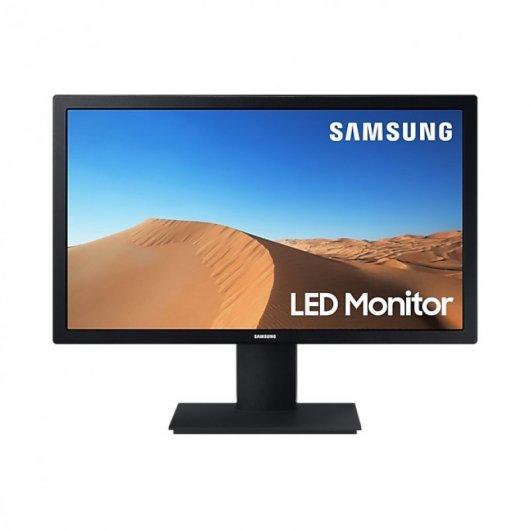 Samsung Monitor LED 24\" FullHD 1080p 60Hz - Respuesta 9ms - Flicker Free - 16:9 - Angulo de Vision 178º - HDMI, VGA - VESA 100x100mm