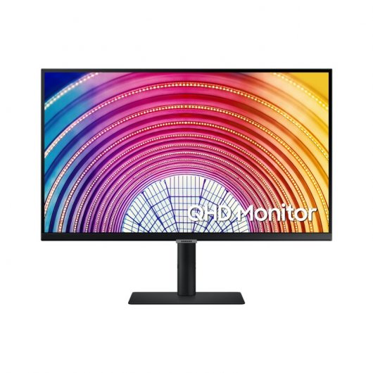 Samsung Monitor LED 27\" IPS QHD 75Hz FreeSync - Respuesta 5ms - Regulable en Altura, Giratorio e Inclinable - Angulo de Vision 178º - 16:9 - USB, HDMI, DisplayPort - VESA 100x100mm