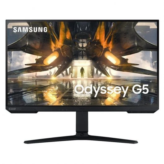 Samsung Odyssey G5 Monitor 27\" LED IPS QuadHD 165Hz FreeSync Premium - Respuesta 1ms - Ajustable en Altura, Giratorio e Inclinable - Angulo de Vision 178º - 16:9 - HDMI, DisplayPort - VESA 100x100mm